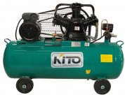 Компрессор KITO SG2065Т  (220В, 3.0 кВт.; пр-ть 360 л/м.; 12,5 атм.; рес. 100 л)