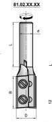 81.02.40.19 Концевая фреза для пазования D=19 мм, d хвостовика=12 мм, B=40 мм