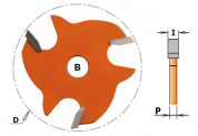 Фреза пазовая (диск) Z3 F=8 D=47,6x2