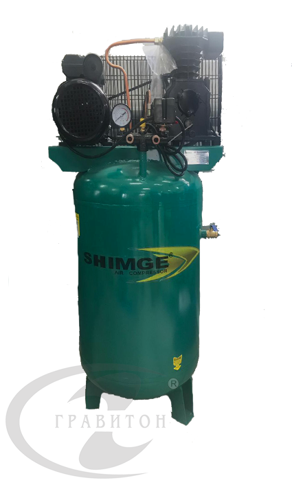 Компрессор SHIMGE SG2055-30G  (220В, 1.5 кВт., пр-ть 200 л/м., 8 атм., рес. 115 л)
