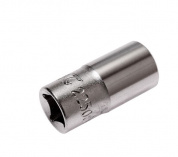 Головка торцевая 6-гранная 1/4" х 12мм, длина 25мм JTC /1/20/500