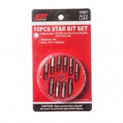 Набор вставок в боксе 1/4"DR TORX T7-T40 10пр. JTC