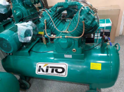 Компрессор KITO SG2120Т  (380В, 7.5 кВт.; пр-ть 1050 л/м.; 12,5 атм.; рес. 250 л)