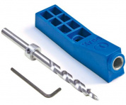Приспособление для соединения саморезами Kreg Jig Mini (MKJ) + Ступенчатое сверло со стопорным кольцом + ключ