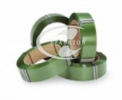 Лента полиэстеровая упаковочная 15,5 х 1,12 мм зеленая SPECTA BRAVA (автомат) (3050/рулон)