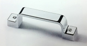 Ручка-скоба Marino, межосевое расстояние 96 мм, цинк, покрытие глянцевый хром