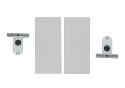 Комплект соединителя передней панели внутр.ящика slim, Н=86, белый