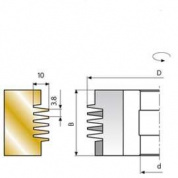 Нож к Ш3.8-10 L=107mm (1комп)