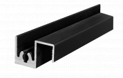 Горизонталь верхняя (узкая) Черный L= 5.4м. slim (16 шт)