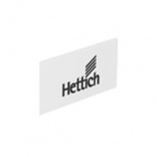 InnoTech Atira, заглушка с логотипом Hettich, белый/хром