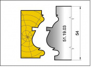 51.19.03 Ножи профильные багет L=60 мм.