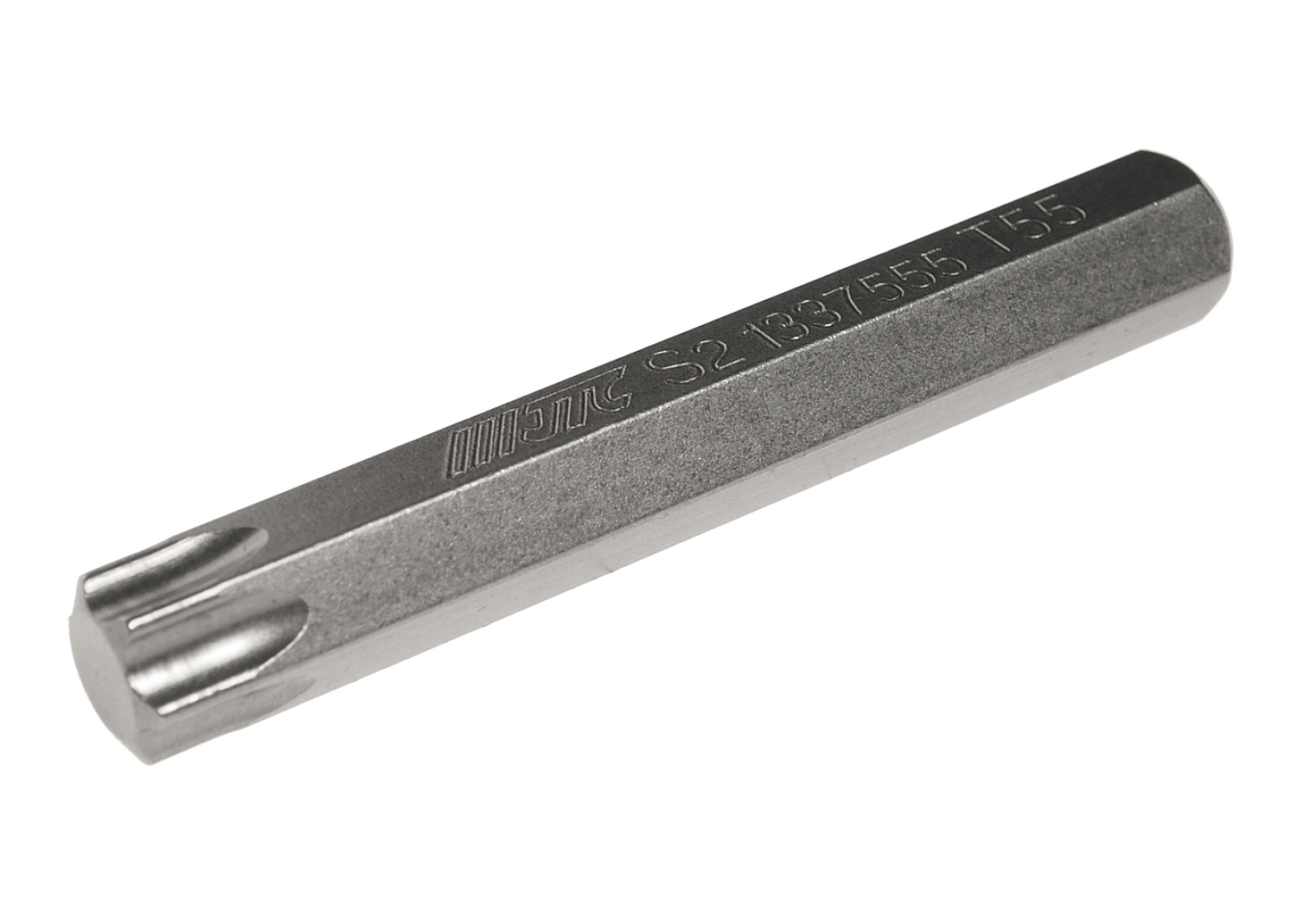 Бита 10мм TORX удлиненная T55х75мм S2 JTC