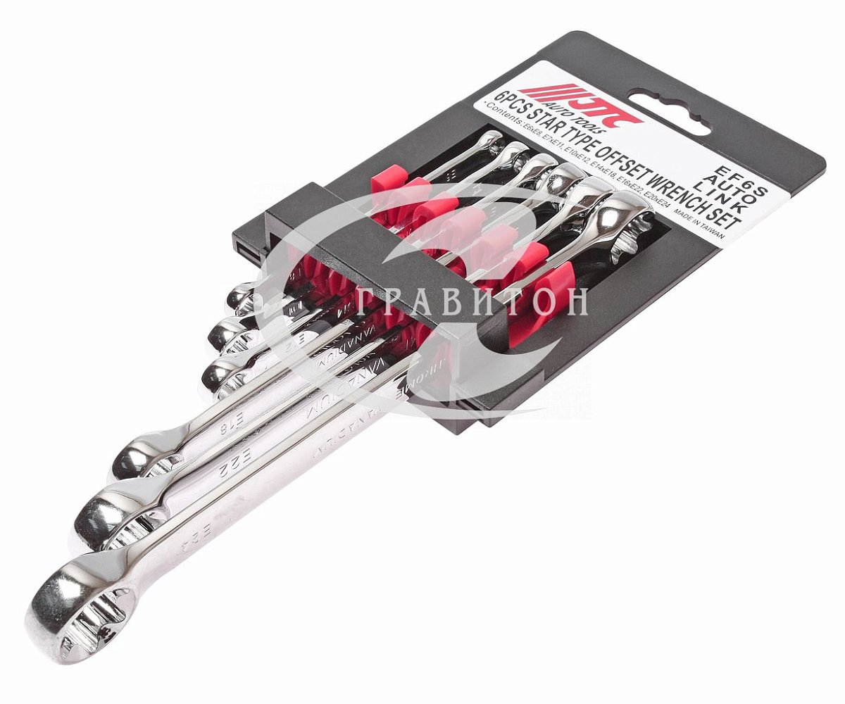 Набор ключей накидных TORX E6-E24 6 предметов JTC /1
