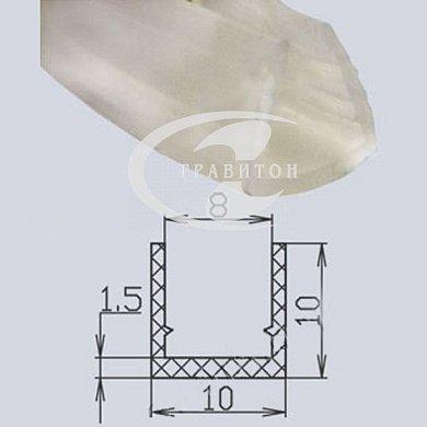 Уплотнитель 05 под стекло или панель 8 мм