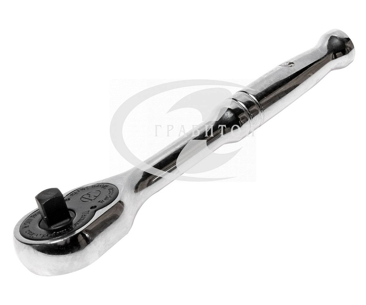 Трещотка 1/4" 36-зубцовая с металлической рукояткой, длина 128мм JTC /1/100