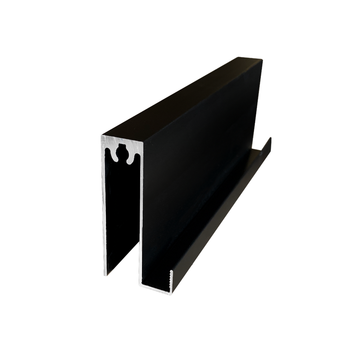 Горизонталь нижняя (широкая) Черный L= 5.4м. slim (10 шт)