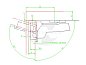 Петля Sensys 8645i TH 52 угол открывания 110° для вкладных дверей