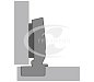 Петля sensys 8631i, угол 95°, чашка TH52 D35,накладная навеска (B12,5)