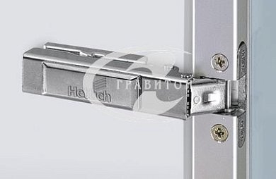 Петля Intermat ТОР 9936-Т22/26-К0, для накладных дверей, с алюминиевой рамой, открывание 95*