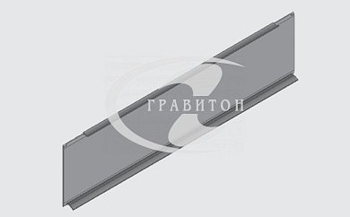 Металлическая  надставка на боковину (Н180 мм) для ящиков НОВЫЙ SMARTBOX, 450 мм , серая SAMET