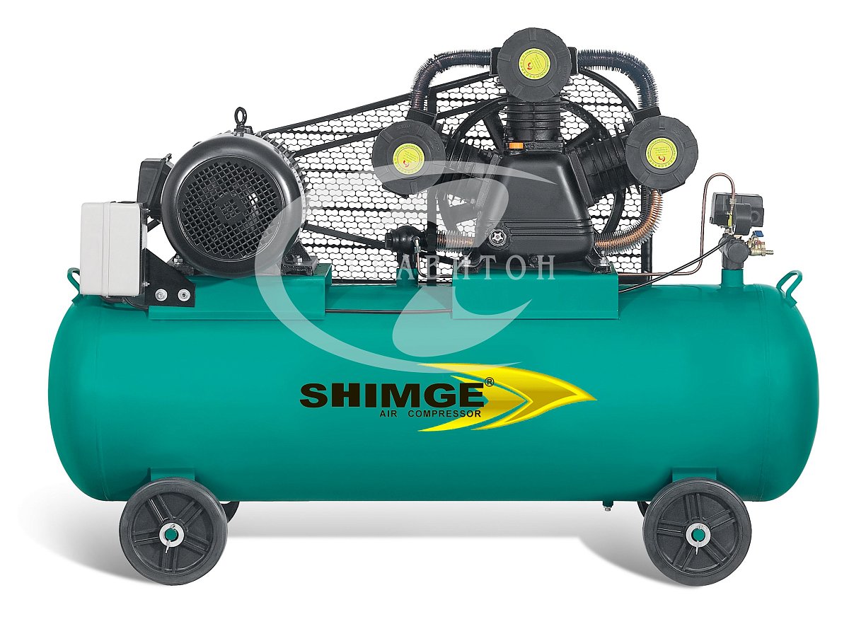 Компрессор SHIMGE SG2090T  (380В, 7.5 кВт., производитеельность 750 л/м., 12.5 атмосфер, ресивер 180 л)