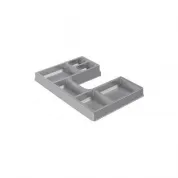 Организация OrgaTray 510 InnoTech Atira, глубина 350+ мм, ширина 550+ мм, серый