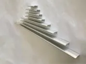 Ручка торцевая закругленная 2*352/800, ширина 40 мм (180), алюминий