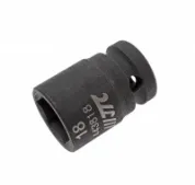 Головка торцевая ударная 6-гранная 1/2" х 18мм, длина 38мм JTC /1/10/200