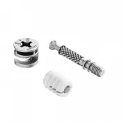 Эксцентриковая стяжка SAM-FIX D15 x 12 б/покрытия SAMET